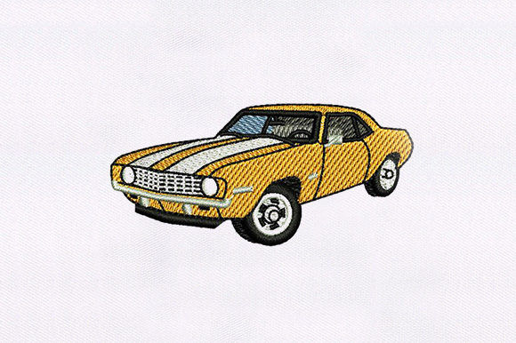 Camaro Car Embroidery Design