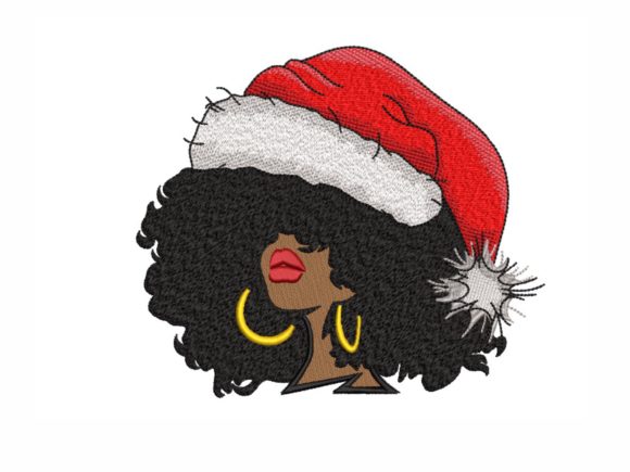 Christmas Afro Woman