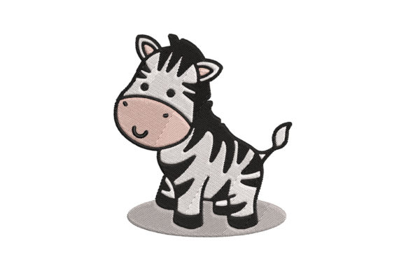 Cute Animal Zebra Cartoon