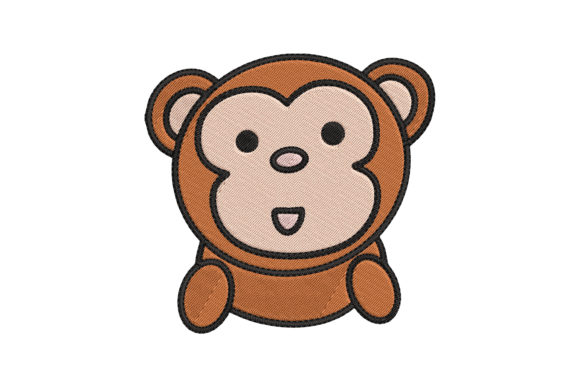 Cute Baby Animal Monkey Cartoon
