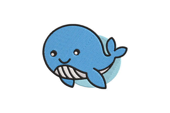 Cute Baby Animal Whale Cartoon