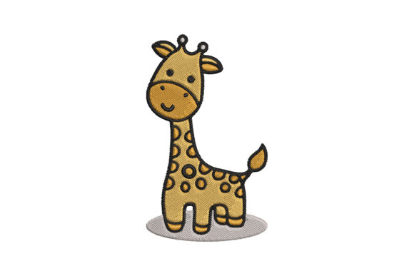 Cute Cartoon Giraffe Animal