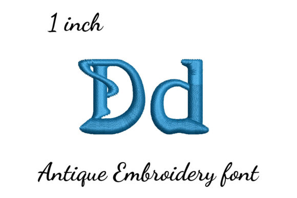 D Font Antique: Elegant Monogram Charm for Handmade Gifts