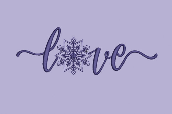 Love with Snowflake: A Festive Embroidery Review