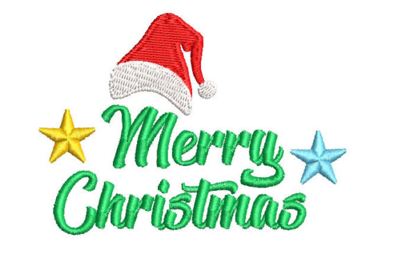Merry Christmas Letter with Cap