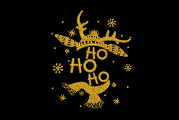 Santa Claus and Golden Reindeer