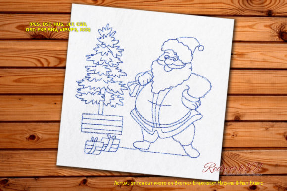 Santa Claus Redwork: A Seasonal Embroidery Review